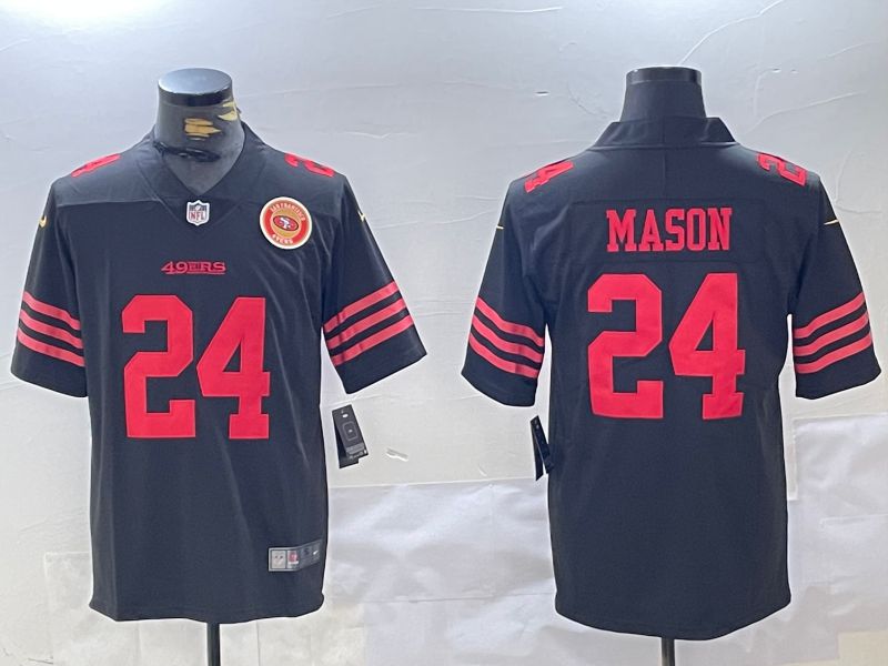 Men San Francisco 49ers #24 Mason Black Second generation 2024 Nike Limited NFL Jersey style 1->indianapolis colts->NFL Jersey
